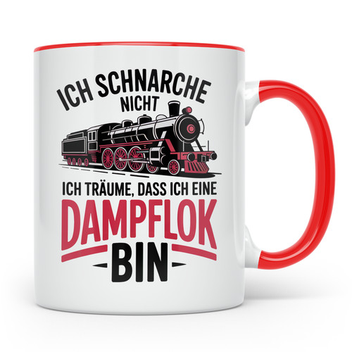 Dampflok tasse ich - dampflok,