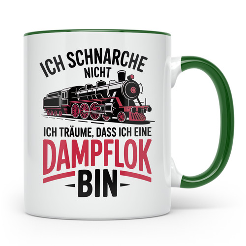 Dampflok tasse ich - dampflok,