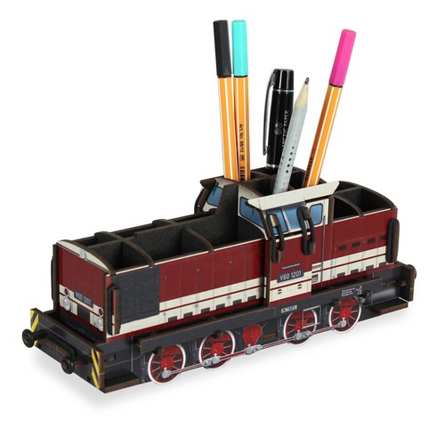 Stiftebox diesellok v60 rot - diesellok,